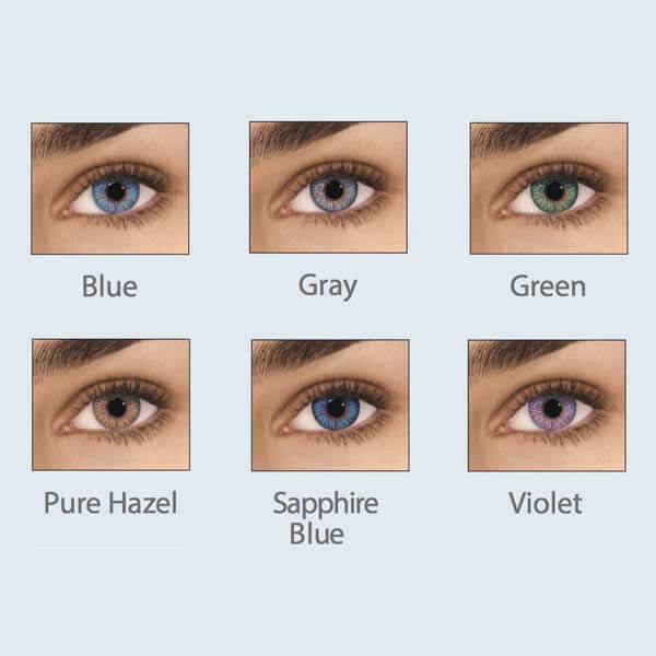 FreshLook Colors - coloured monthly contact lenses for dark eyes